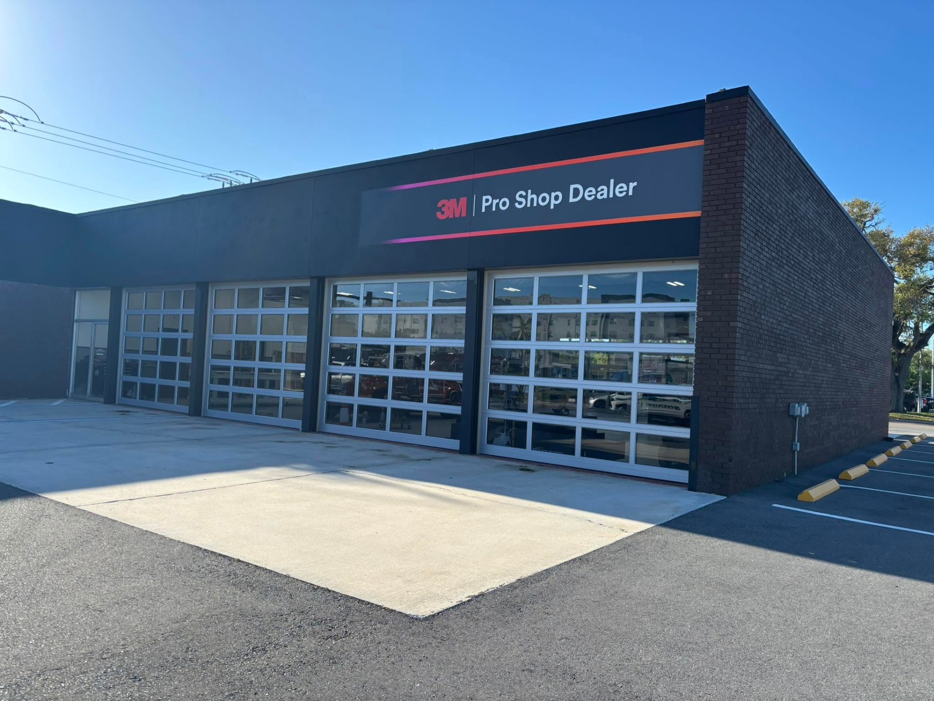 FILMHAUS studio exterior with 3M Pro Shop Dealer signage